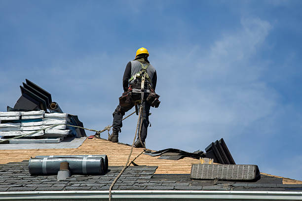 Professional Roofing technician working in Mission Hills, CA